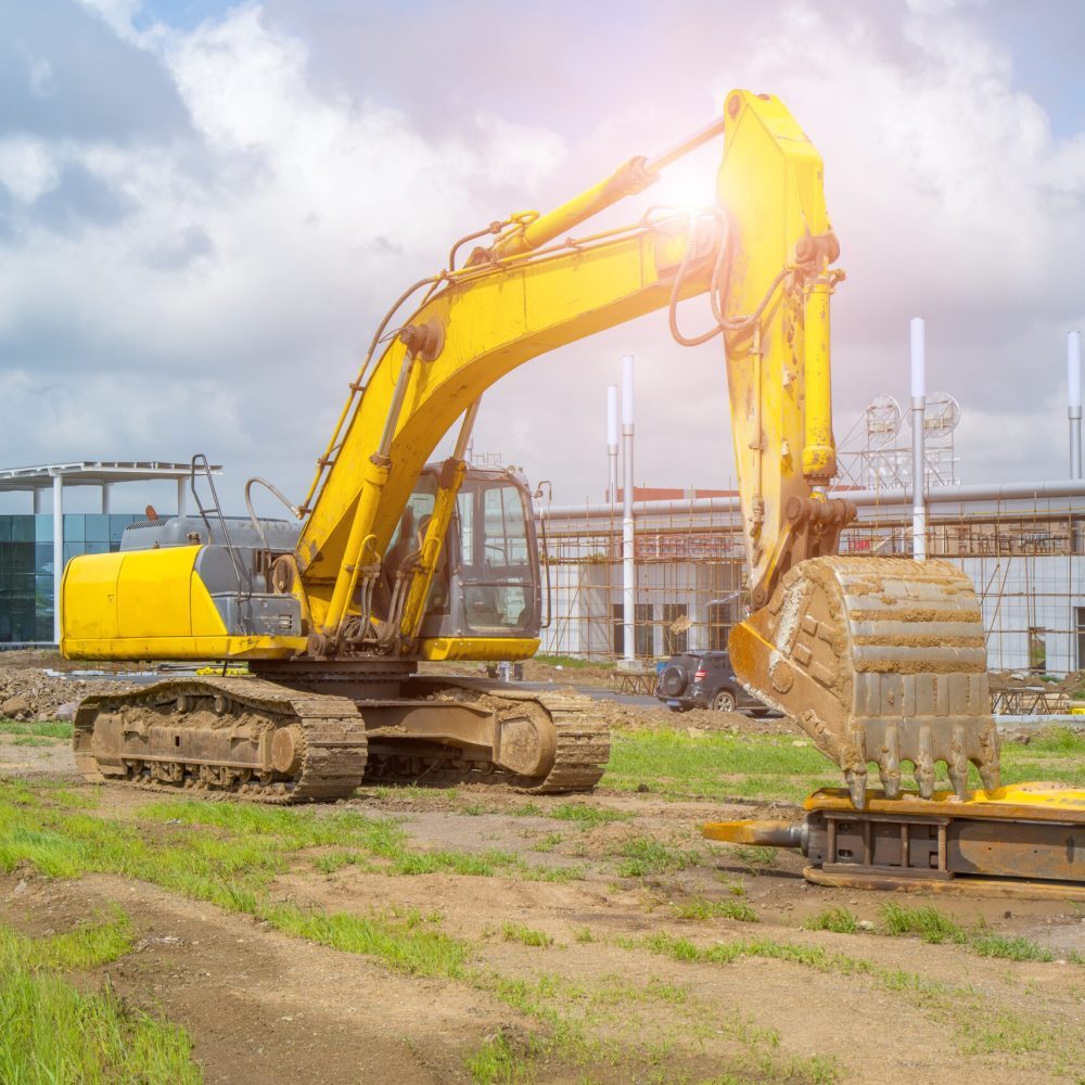 road-signs-molecules-factories-road-construction-excavators-engineering